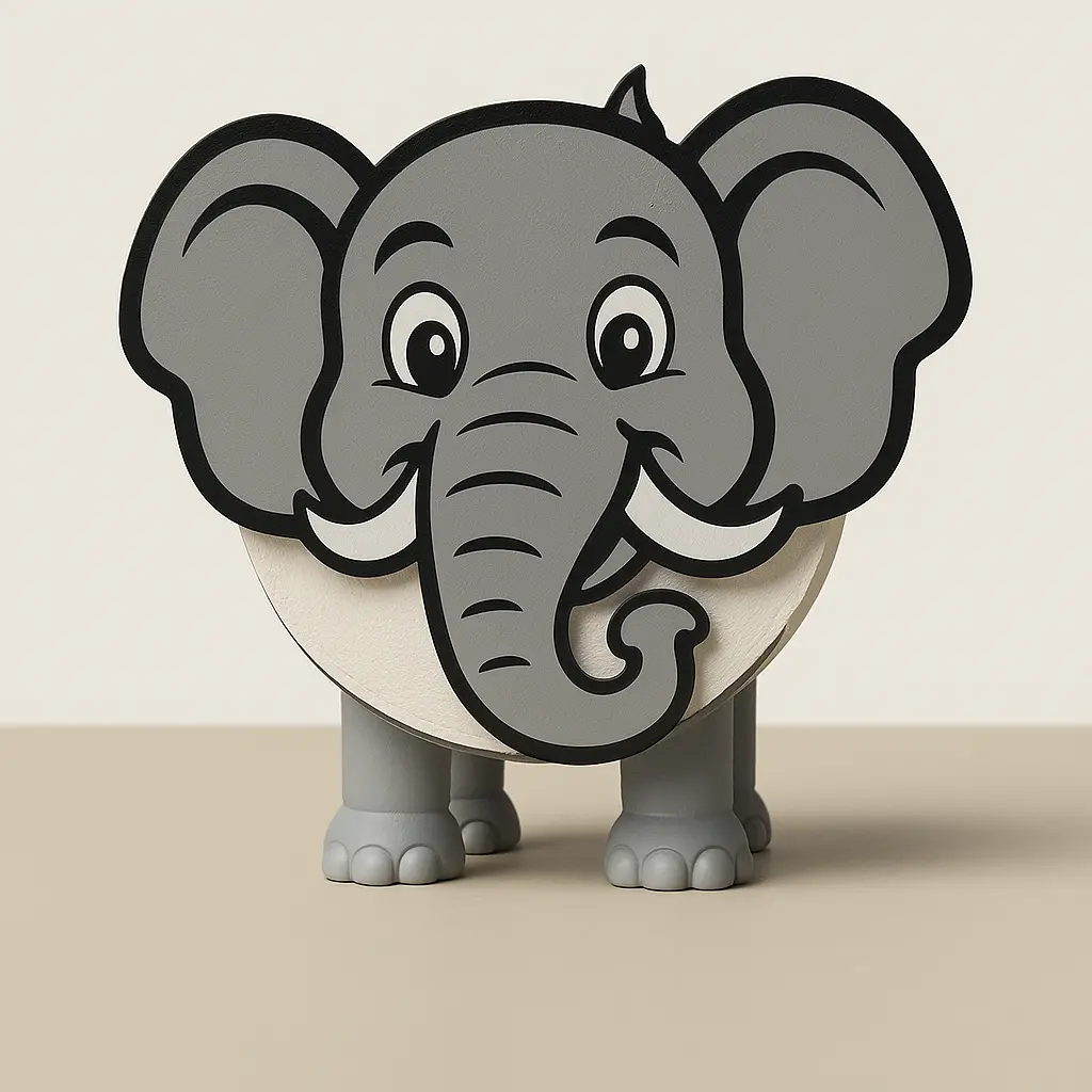 Gustav – Elefant mit Humor fürs stille Örtchen