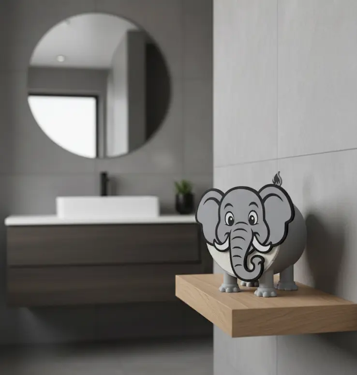 Gustav – Elefant mit Humor fürs stille Örtchen 3