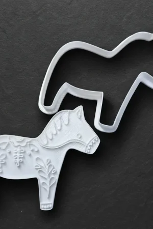Ausstechform Dalapferd inkl. Stempel
