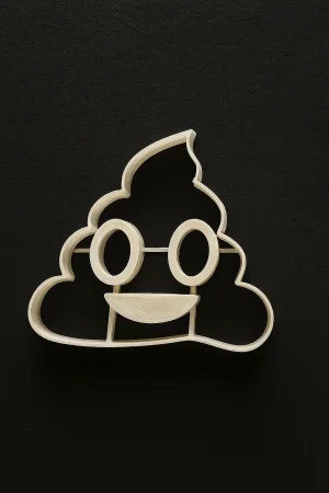 Ausstechform Poop Emoji