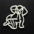 Ausstechform Dackel – Detailansicht