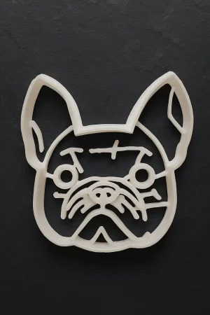 Ausstechform Französische Bulldogge – Detailansicht