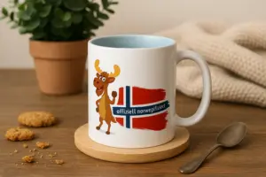 Norwegen Tasse Elchmotivfür Skandinavienfreunde
