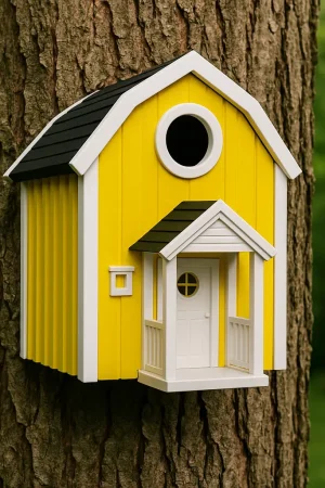 Vogelhaus/Nistkasten Schwedenhaus im Garten